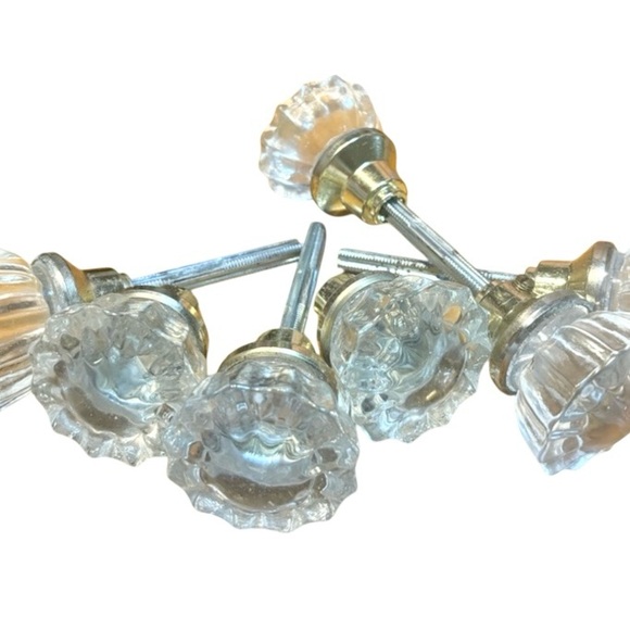 Other - Seven  7 Clear Glass Door knobs